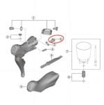 Ốc dầu Shimano Y0RD02000, nối ống dầu vào tay lắc dầu - Ảnh 2