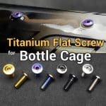 1 con Ốc bình nước đầu dẹp hiệu Ti-parts, Titanium Flat Head Screw for Roadbike MTB Bottle Cage Mount, Super Low profile Fidlock Gravel M5x12, Titanium Bolt Grad - Ảnh 5