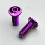 1 con Ốc bình nước đầu dẹp, Ti-parts Flat Head Titanium Bolts For Bottle Cage Mounts - Ảnh 9