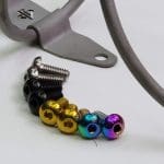 1 con Ốc bình nước đầu tròn hiệu Ti-parts ,Titanium Cycling Bottle Cage Bolt Button Head Bidon Arundel Mandible DTR Elite Rocko Carbon Tacx Ciro - Ảnh 2