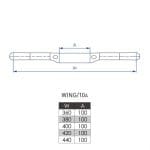 Ghi đông Profile Design WING/10a Base Bar - Đen (Black) - Ảnh 7