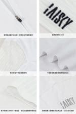 Áo đạp xe Baisky, Nữ, Short Jersey màu BK EVO White - Ảnh 4
