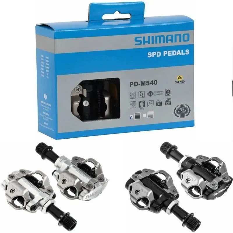 Bàn đạp PD-M540-4 Bàn đạp MTB Shimano PD-M540 Pedals - Ảnh 1