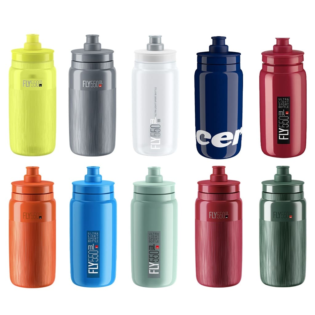 Bình nước Elite Fly nhiều màu-1 Bình nước gắn khung xe đạp ELITE Fly - 550ml - Ảnh 1