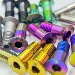 1 Set ( 2 con) Ốc bắt bánh đề Ti-parts Titanium Shimano Jockey Wheel Bolt | SRAM14.2mm pulley wheel Road/MTBDura Ace Ultegra - Ảnh 2