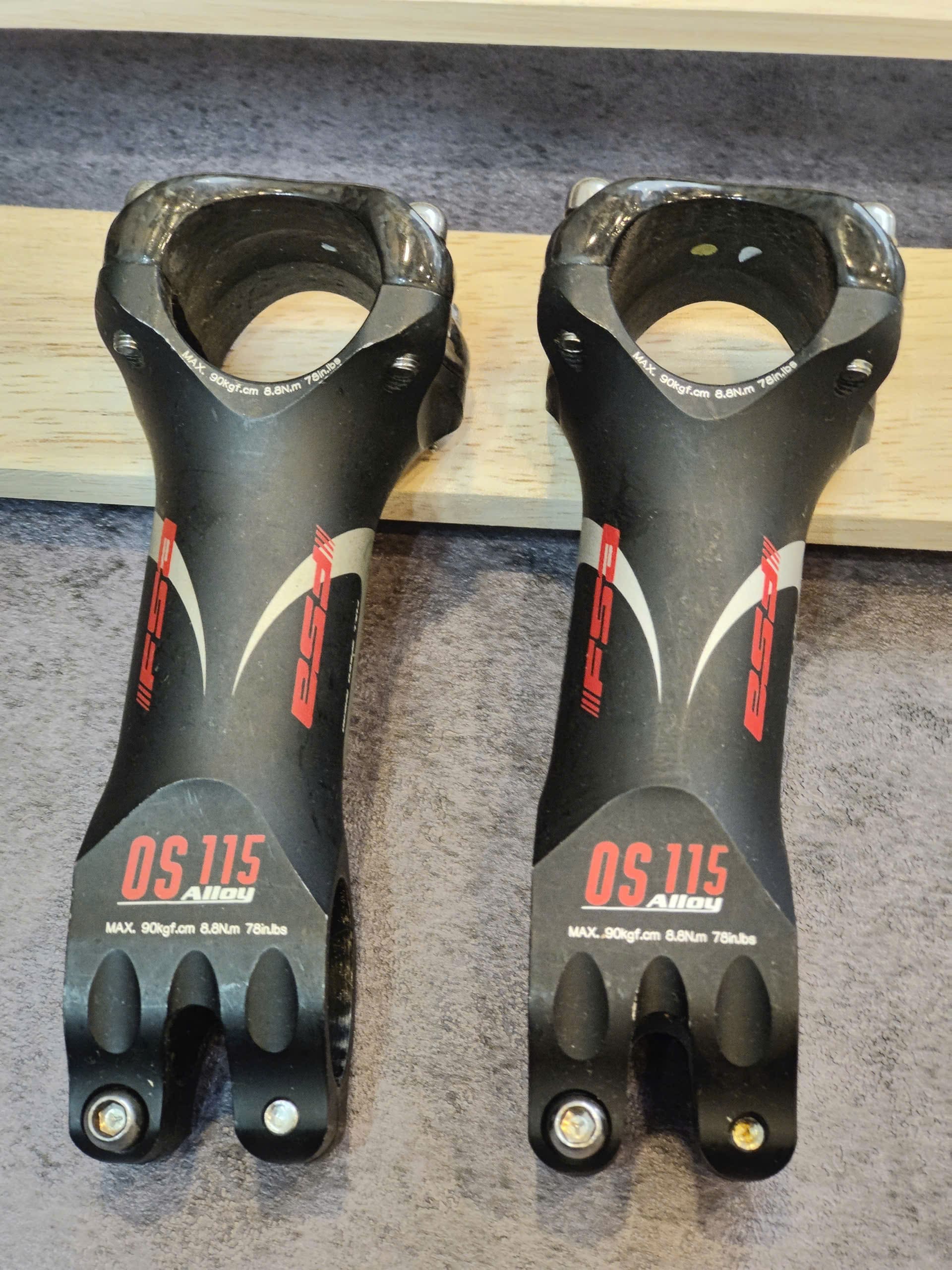 Potang FSA OS115 Alloy-1 Potang FSA OS115 Alloy - nhôm nắp carbon (hàng không hộp) - Ảnh 1