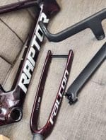Khung sườn xe đạp Raptor Falcon , màu đỏ, size XS - Ảnh 5