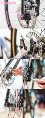 Cây ty Chaser Thru Alxe Generic for Roadbike Disc Brake /adjustable length size - Ảnh 2