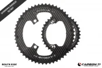 Dĩa Carbon Ti Chainring DA9200 BCD110 , 4Arm, dành cho Shimano - Ảnh 7