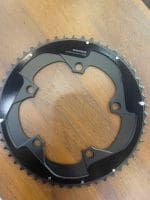 Dĩa Sram X-Glide Chain Ring Yaw for Red B2 11s 53/39T, Blast Black - Ảnh 2