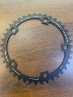 Dĩa Sram X-Glide Chain Ring Yaw for Red B2 11s 53/39T, Blast Black - Ảnh 3
