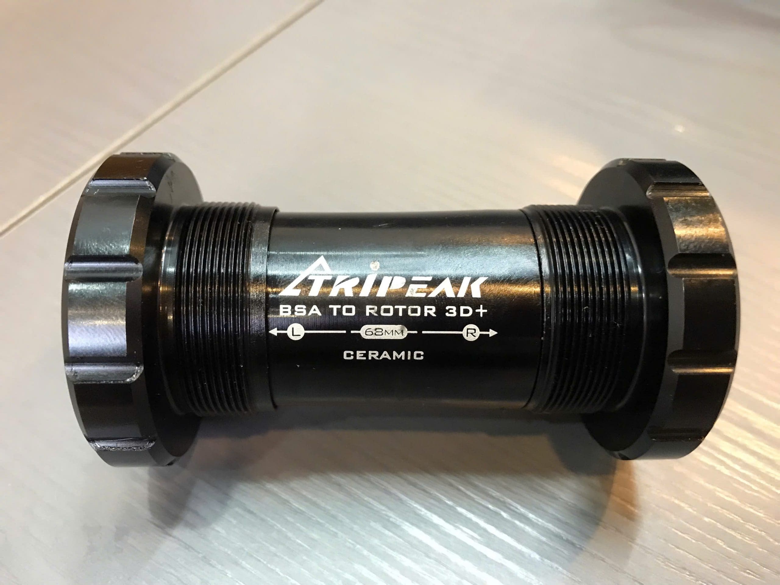 BBV-013-1 Trục giữa BB BSA 68mm Twistfit thương hiệu Tripeak cho giò Rotor 30mm, bạc đạn Ceramic Bearing - Ảnh 1