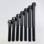 Ốc cốt yên M6 Tipart Titanium Seatpost Bolt | Tapered Head , màu Nitride Black ,size 40mm - Ảnh 8