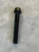 Ốc cốt yên M6 Tipart Titanium Seatpost Bolt | Tapered Head , màu Nitride Black ,size 40mm