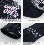 Vớ xe đạp Baisky Sport Socks, freesize, màu Gameover Black - Ảnh 4