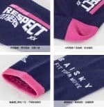 Vớ xe đạp Baisky Sport Socks, freesize, màu Respect purple - Ảnh 4