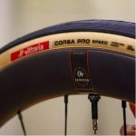 1 cái Vỏ/Lốp xe đạp Vittoria Road Corsa Pro Speed fold TLR cotton tan-blk-blk G2.0 - Ảnh 2