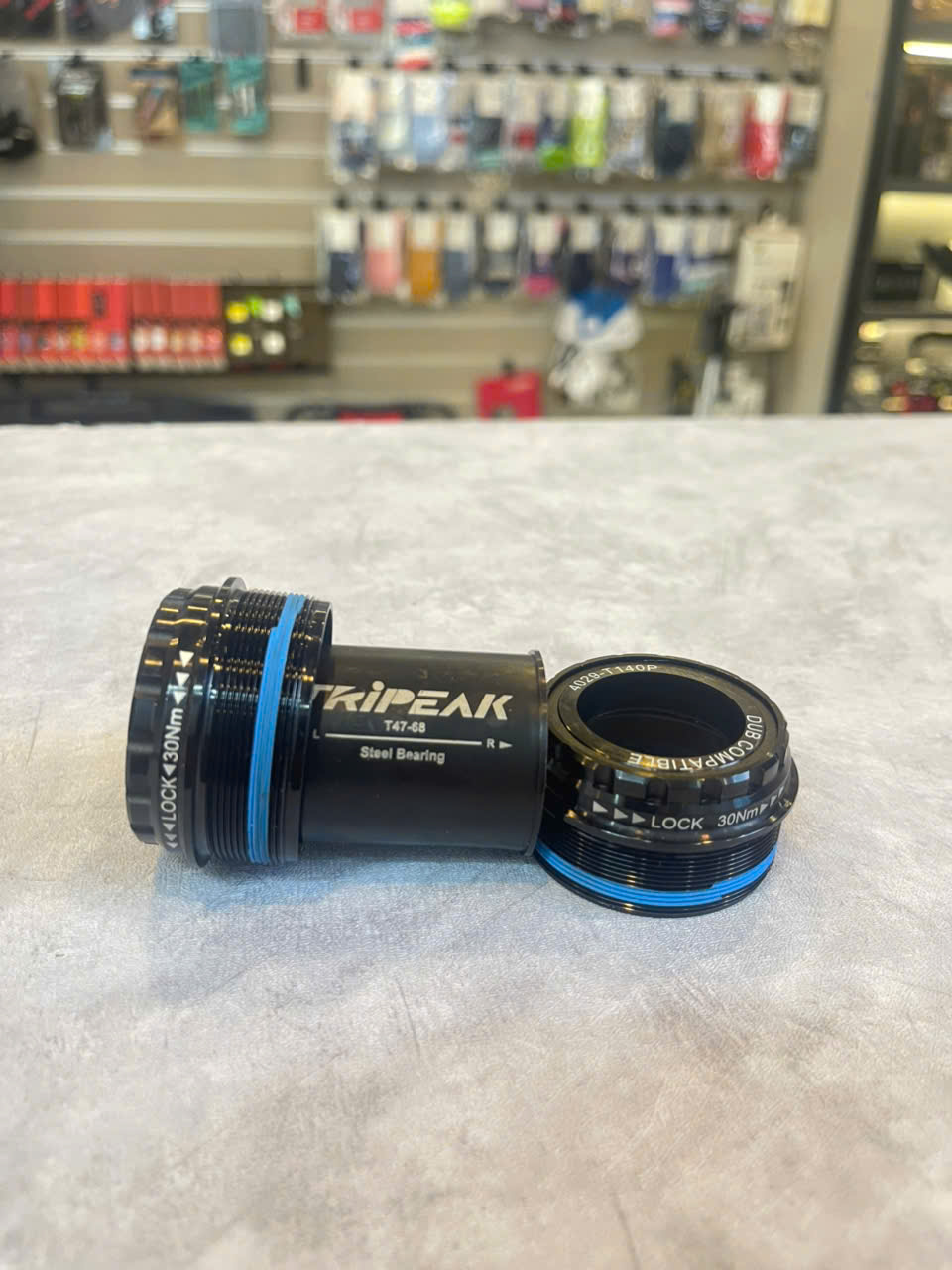 BBV-067-1 Tripeak Trục giữa BB T47 68/73mm cho giò Sram Dub, Bạc đạn Steel Bearing - Ảnh 1