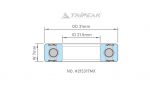 (MX-004) #215317 (21.5 x 31 x 7 mm) Bạc đạn bánh Tripeak Steel Bearing - Max Bearing - Ảnh 4