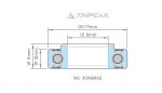 (MX-007) #398E (8 x 19 x 10/11 mm) Bạc đạn bánh Tripeak Steel Bearing - Max Bearing - Ảnh 4