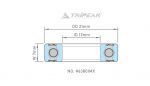 (MX-013) #63801 (12 x 21 x 7 mm) Bạc đạn bánh Tripeak Steel Bearing - Max Bearing - Ảnh 4