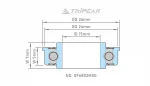 (MX-044) #F6802E (15 x 24/26 x 5/7 mm) Bạc đạn bánh Tripeak Steel Bearing (MAX series) - Max Bearing(HP) - Ảnh 4