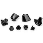 Bộ ốc nắp chụp cho giò dĩa Carbon-Ti X-Cover DA9200 Black | for Shimano Dura Ace R9200 / Ultegra R8100 Chainring Bolt Covers