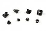Bộ ốc nắp chụp cho giò dĩa Carbon-Ti X-Cover DA9200 Black | for Shimano Dura Ace R9200 / Ultegra R8100 Chainring Bolt Covers - Ảnh 3