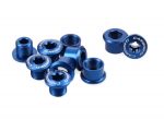 1 con Ốc giò dĩa, Carbon-Ti X-Fix Road kit Chainring Bolt - Ảnh 7