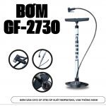 Bơm sàn/Bơm xe đạp, Giyo GF-2730, áp suất 180PSI | White - Ảnh 2