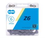 Sên KMC Z6 6 speed Chain | 116L | Gray/Gray