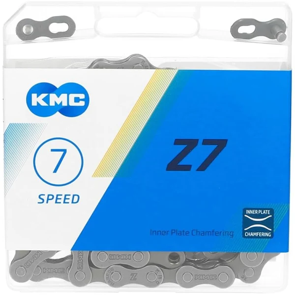 Sên Z7 Silver-1 Sên KMC Z7 7 speed Chain | 116L | Silver/Silver - Ảnh 1