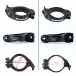 Cổ dê gắn sang dĩa Shimano SM-AD91 Di2 Front Derailleur Clamp Band Adapter - Ảnh 3