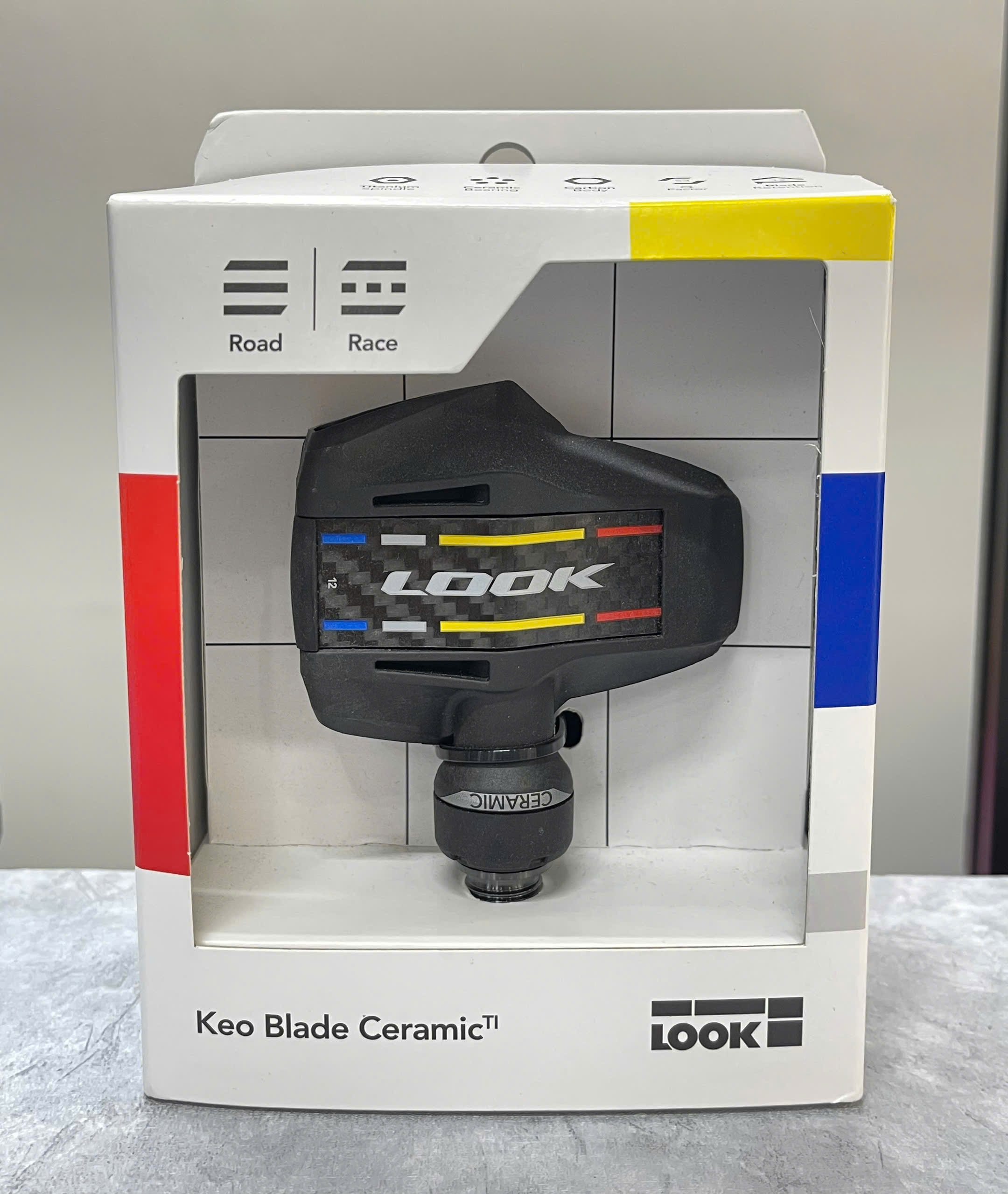 Keo Blade Carbon Ceramic Titan 2024-1 Bàn Đạp Road Look Keo Blade Carbon Ceramic Titan Bearing Pedals - mẫu 2024 | Q Factor 53 mm - Ảnh 1