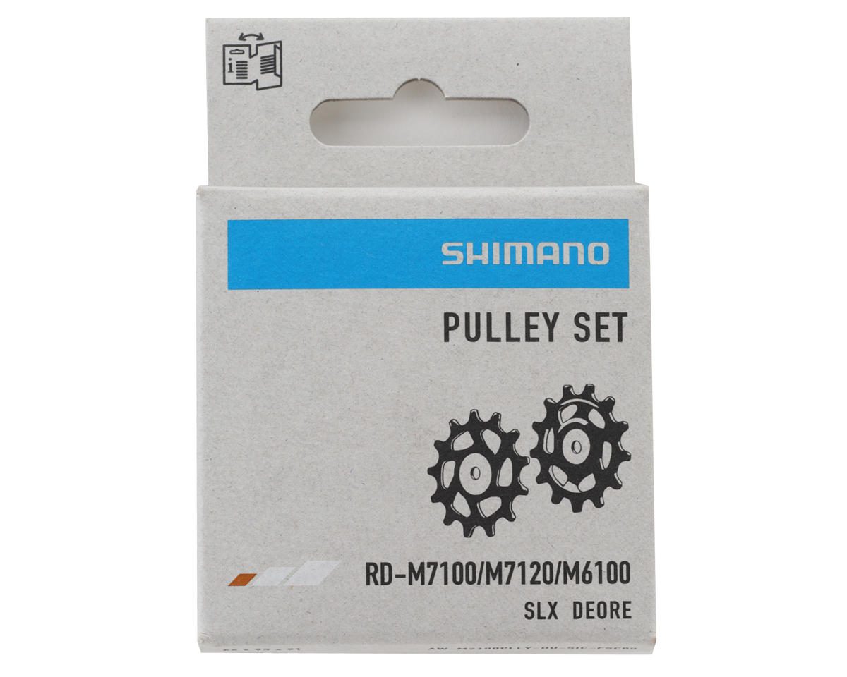 Pulley Set RD-M7100,M7120,M6100-1 Bánh đề Shimano SLX Deore Pulley set RD-M7100 12s Y3FY98010 - Ảnh 1